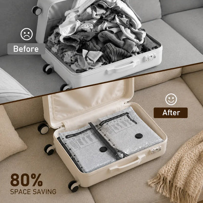 BLOOM LL [2026 Upgraded Edition] — 9/12/15/27-Piece Leak-Proof Vacuum Travel Storage Bag Set. Includes Rechargeable Cordless Electric Air Pump. Ideal for Clothing, Bedding, Luggage, Suitcases, and Moving Storage. Summerwins
