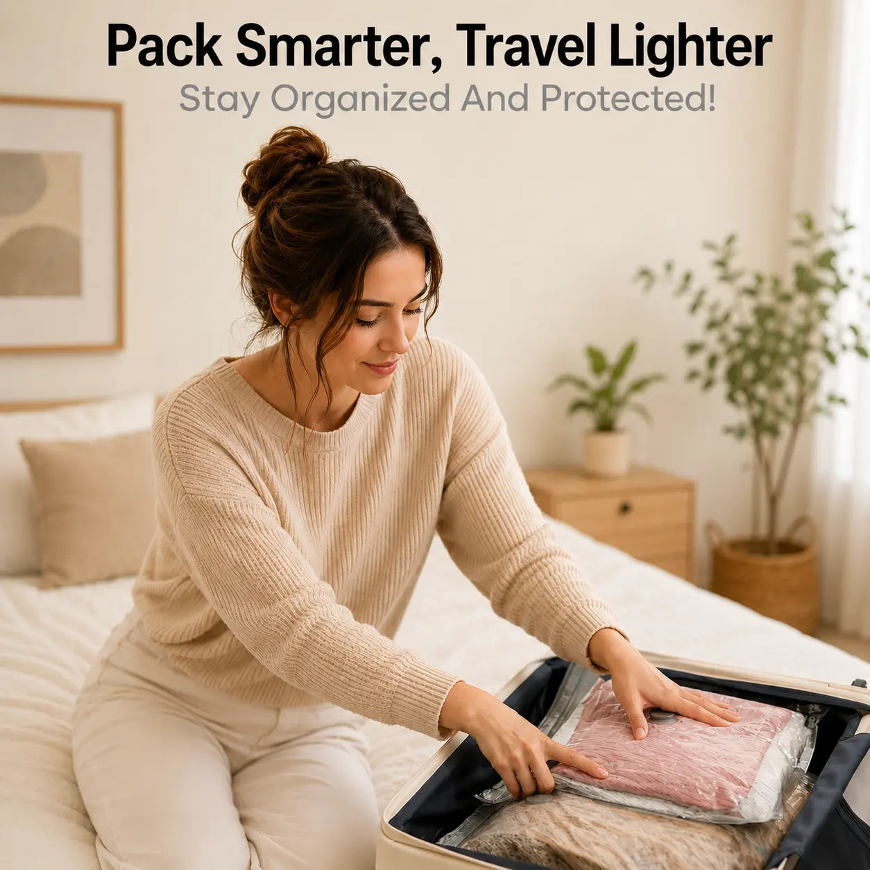 BLOOM LL [2026 Upgraded Edition] — 9/12/15/27-Piece Leak-Proof Vacuum Travel Storage Bag Set. Includes Rechargeable Cordless Electric Air Pump. Ideal for Clothing, Bedding, Luggage, Suitcases, and Moving Storage. Summerwins