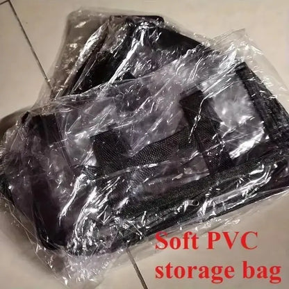 【 Free Shipping 】Large Clear Thick Plastic Storage Box with Hinged Lid, Heavy-Duty Durable High Capacity Organizer, Perfect for Home, Camping, Travel, Attic and Moving