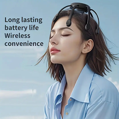 8-Finger Head Massager - 5 Modes/Usb Charging, Home and Travel Essential, to Relax the Whole Body and Suitable for Long Hours of Tense Work.